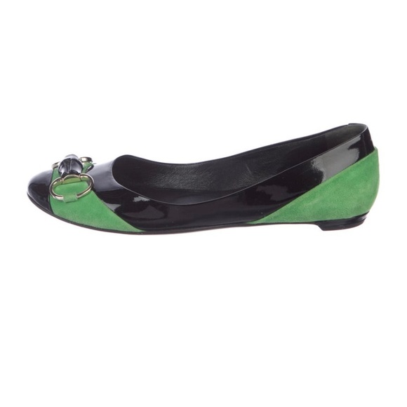 Gucci Horsebit Suede Flats - Picture 4 of 5